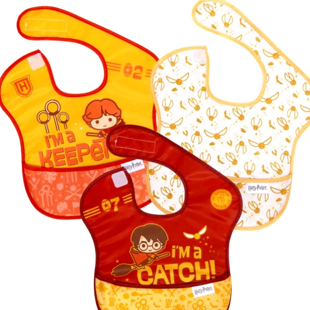 NEW 3-Pack Harry Potter Bibs by Bumkins